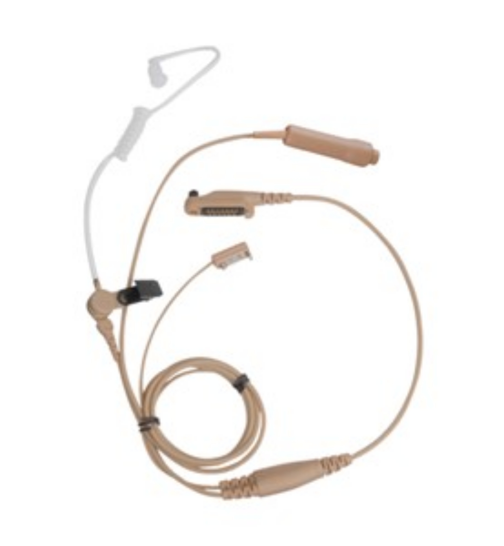 Picture of EAN21-P 3-Wire Surveillance Earpiece with Transparent Acoustic Tube & Chip